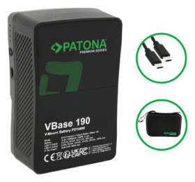 Patona V-Mount Akku 190Wh USB-C USB-A D-TAP